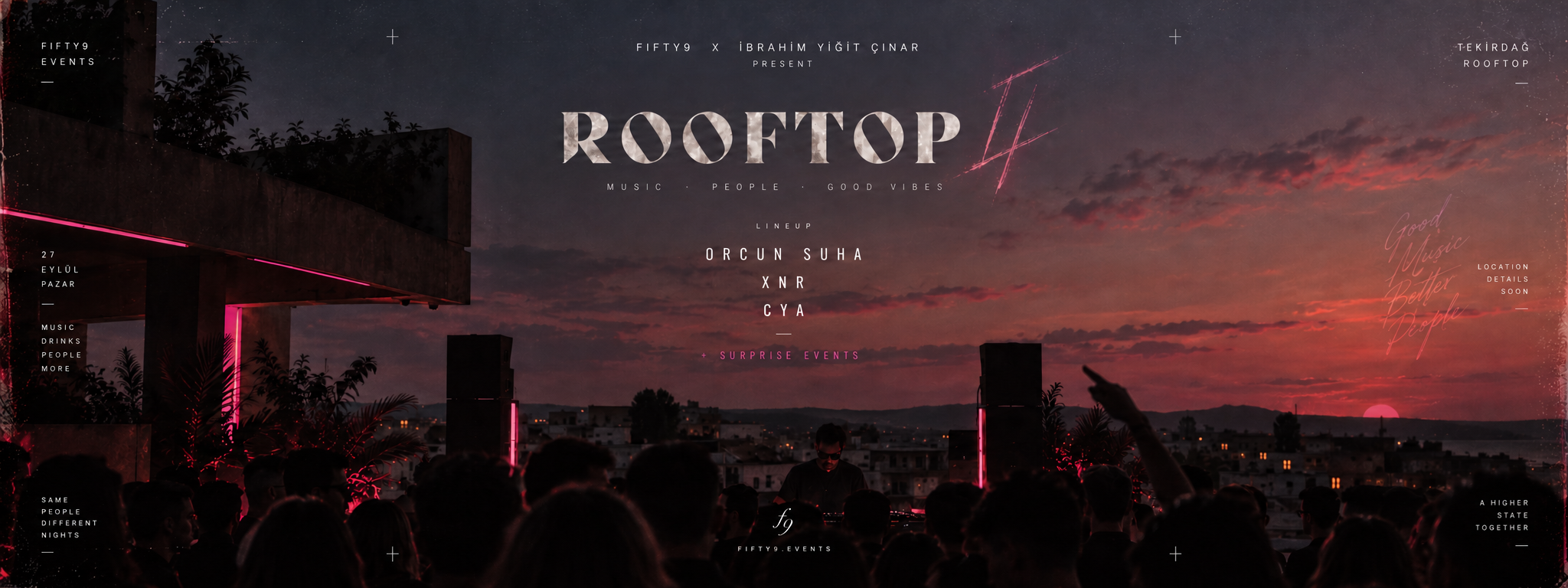ROOFTOP etkinlik afişi